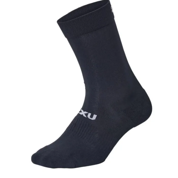 2XU Socks | Running Socks^Crew Socks 3 Pack Black