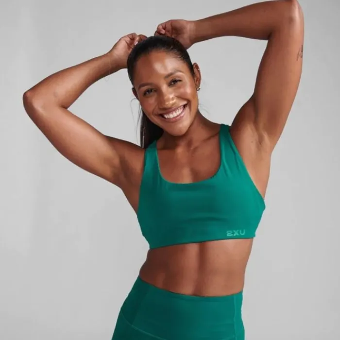 2XU Sports Bras^Form Strappy Bra Green