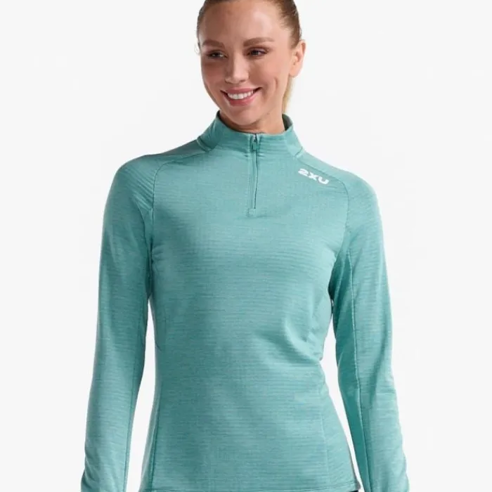2XU Running Tops & T-shirts^Ignition 1/4 Zip Green