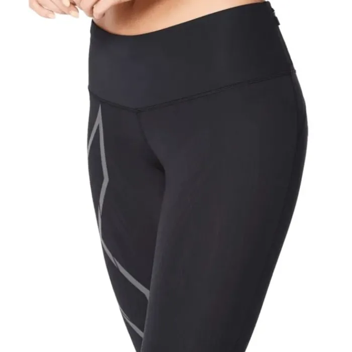 2XU Running Leggings & Pants^Light Speed Mid-Rise Compression Tights Black