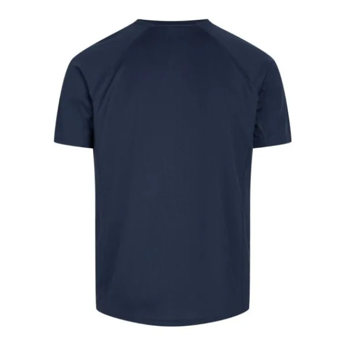 Zebdia Running Tops & T-shirts^Chest Print Sports SS Tee Blue