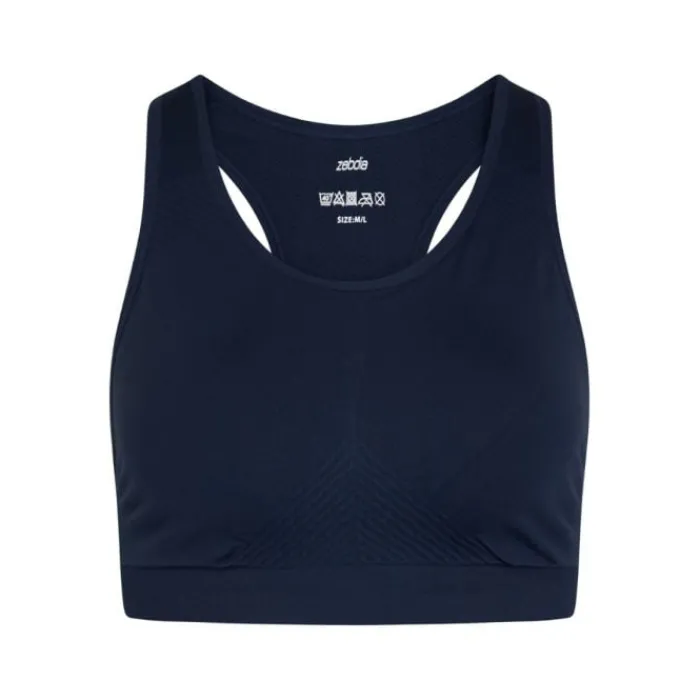 Zebdia Sports Bras^Seamless Bra Blue