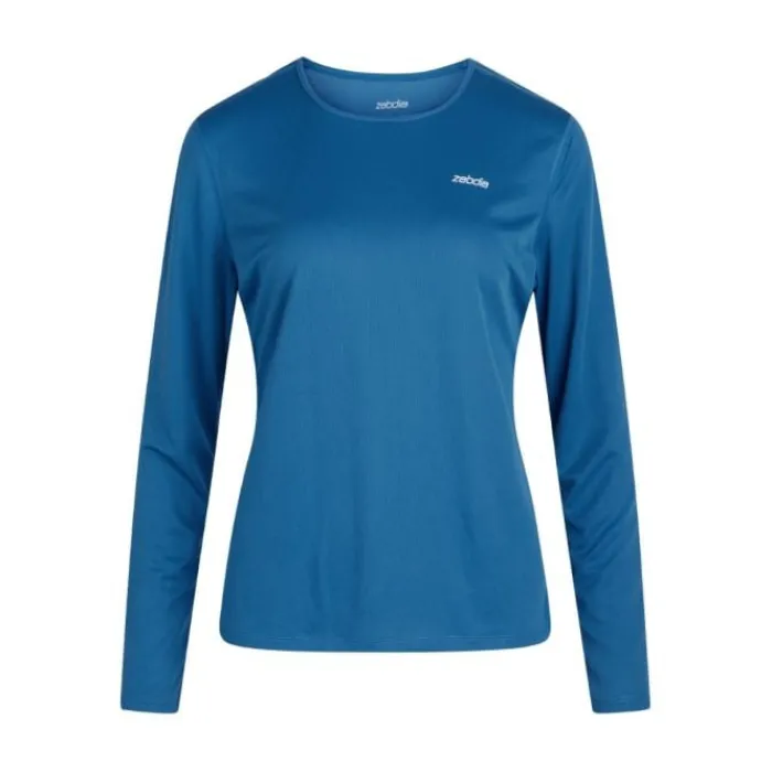 Zebdia Running Tops & T-shirts^Sports LS Tee Blue