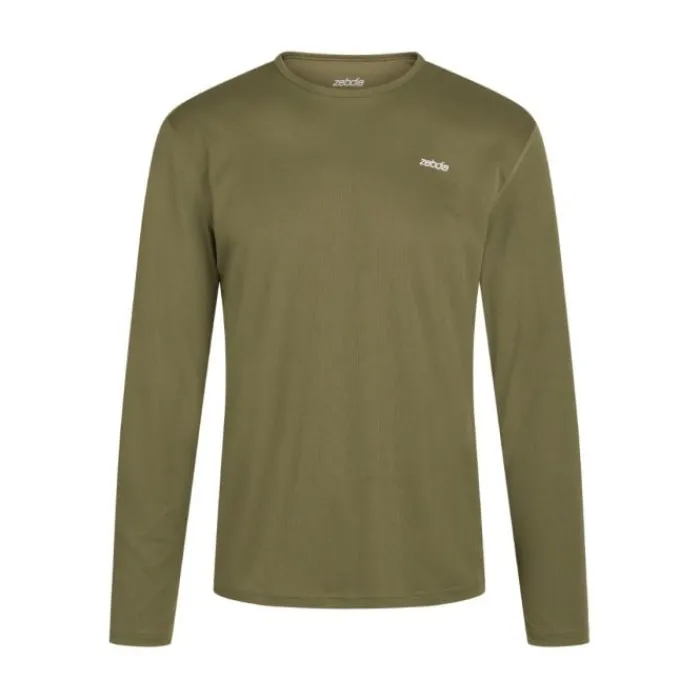 Zebdia Running Tops & T-shirts^Sports LS Tee Green